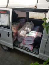 Food bags ready to be delivered