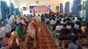 Gathered in Hall for prize distribution