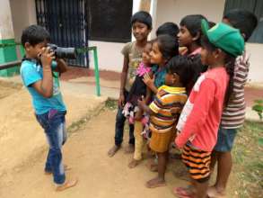 A budding photographer!