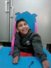 Dakshatha enjoying her time at the centre