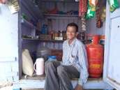 Lokesh in his new store