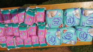 Some diapers for babies