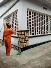 Internship period: Painting house's walls