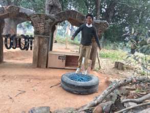It's not a tire, its a trampoline!!