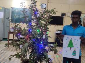 Christmas drawing of a Child