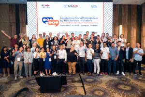 Great to share HIV health practices with others