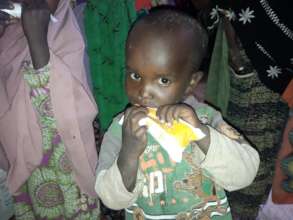 Thank you for sending him emergency nutrition!