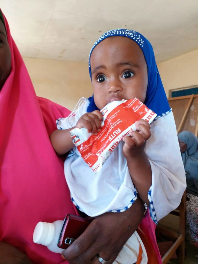 You helped save her from severe malnutrition!