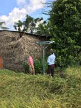 One of the installed solar power systems