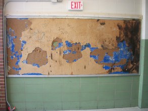Fire damage at Ballou. Taken by Da'Sha, 11th grade