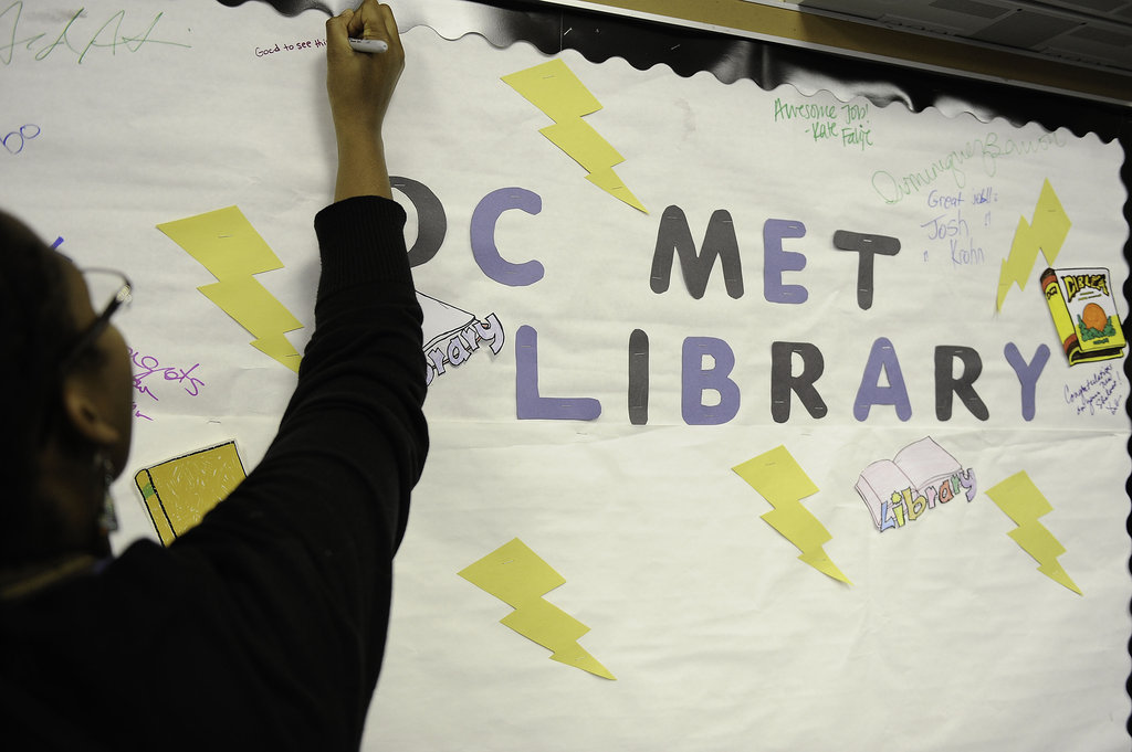 Supporters leave notes of encouragement
