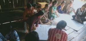 Women Small Group Meeting in their community
