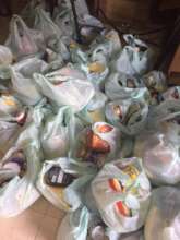 Packing food bag for distribution