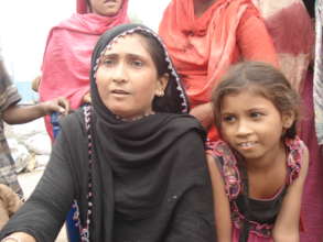 Mother sharing dream send her daughter to school