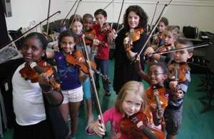 New York Daily News photo of Opus 118 Students