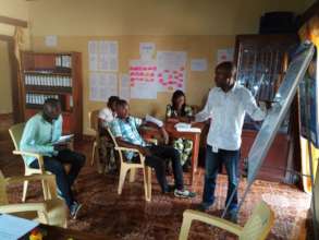 Students from Chipuko Institut in training session