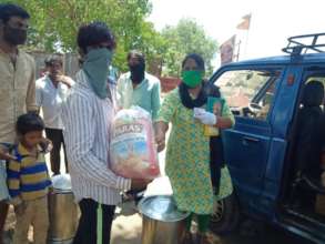 Distribution of Ration Kits