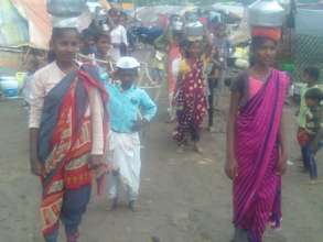 Celebrating festival