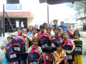 At School with Distributed School bags