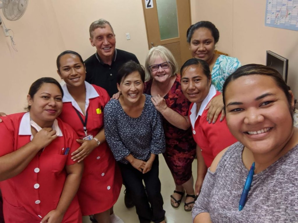 HBF with clinic nurses in the Kingdom of Tonga