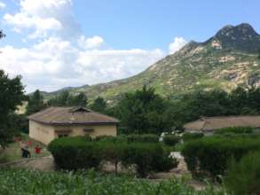 Mountains in the korean countryside