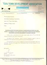 Commitment letter from Development