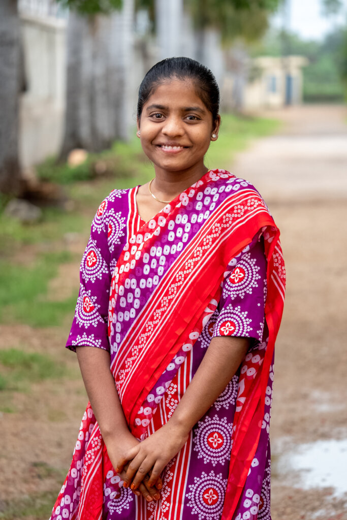 Jyothi is one of our vocational students.