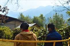 Sunita and Palin are happy to be back in Nepal