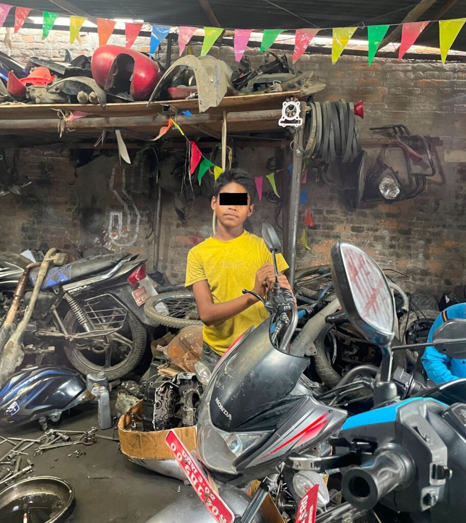 This 13 yr old worked for a year without pay