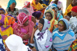 Rural Women listening to the MP3forLife Player