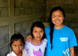 Amy on a service trip in Nicaragua