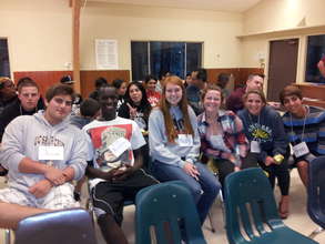 Leigh students at Camp