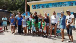 Unveiling of information signage at Playa Piskado