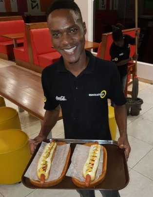 Baraka works night shift at Snack Attack