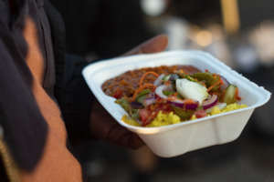 Hot food distributed thanks to your support
