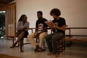 Moon Cafe break: Sadhguru School team & Chaka