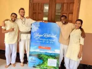 Hatha yoga teachers for the Jan'18 yoga workshops