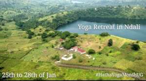 Aerial view of Sadhguru School: Early build days