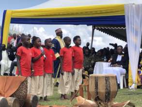 Performing the Poem at the coronation ceremony