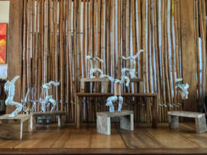 Mini sculptures created by our children