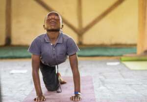Yoga lesson