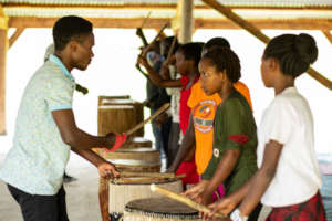 Drumming lesson
