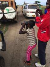 Teacher Majid tries his luck with his phone camera