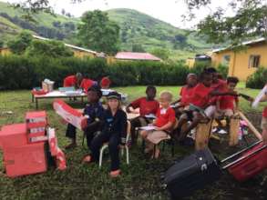 All aboard the flight - settling in for take-off