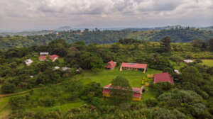 Sadhguru School nestled below Nyinambuga Lake