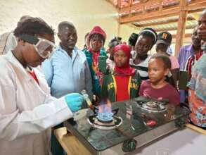 Science Lab Experiment: sulphur with iron filings