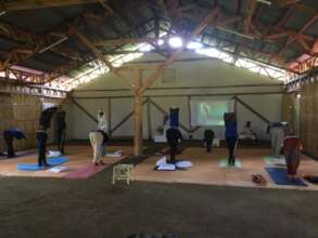 Yoga programmes for the public in SgS Sadhana Hall