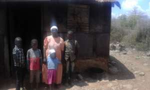 Helping widows lining in poverty
