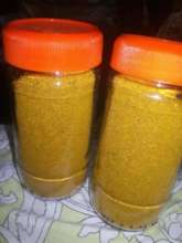 Tumeric packaged and ready for the shops