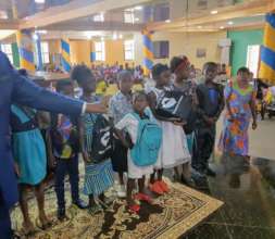 Kids With School Supplies